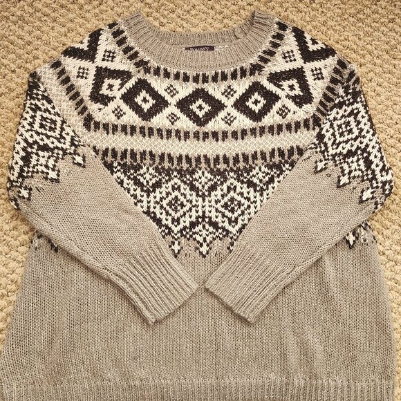 Roman's Sweaters - Roaman's Winter Chunky Knit Sweater‎ Large(18-20)